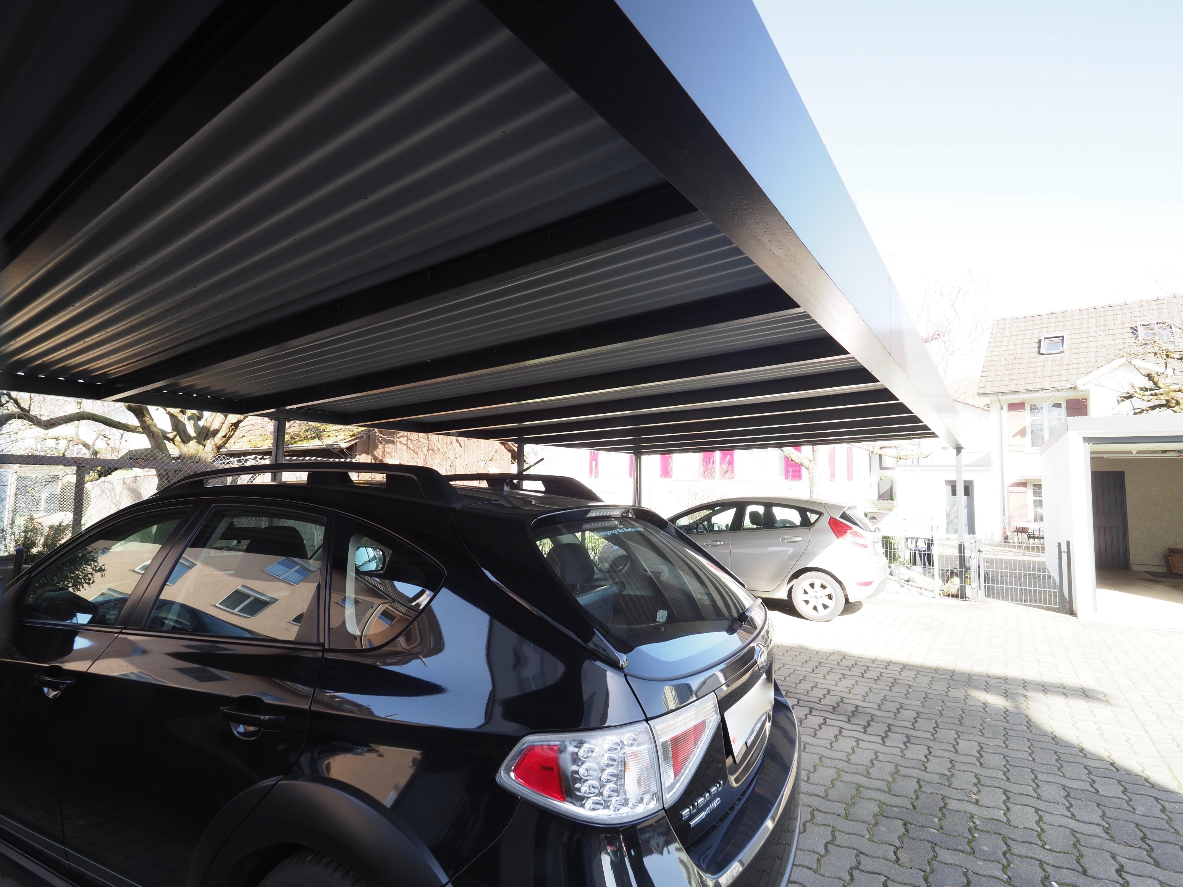 Carport aus Stahl oder Aluminium (mit/ohne Solardach)